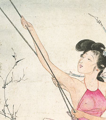 乔口-胡也佛的仕女画和最知名的金瓶梅秘戏图